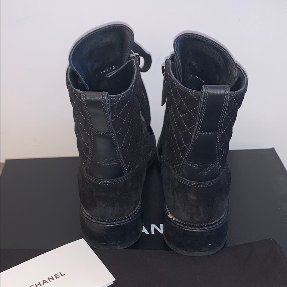 Chanel suede leather boots - Picture 5 of 10
